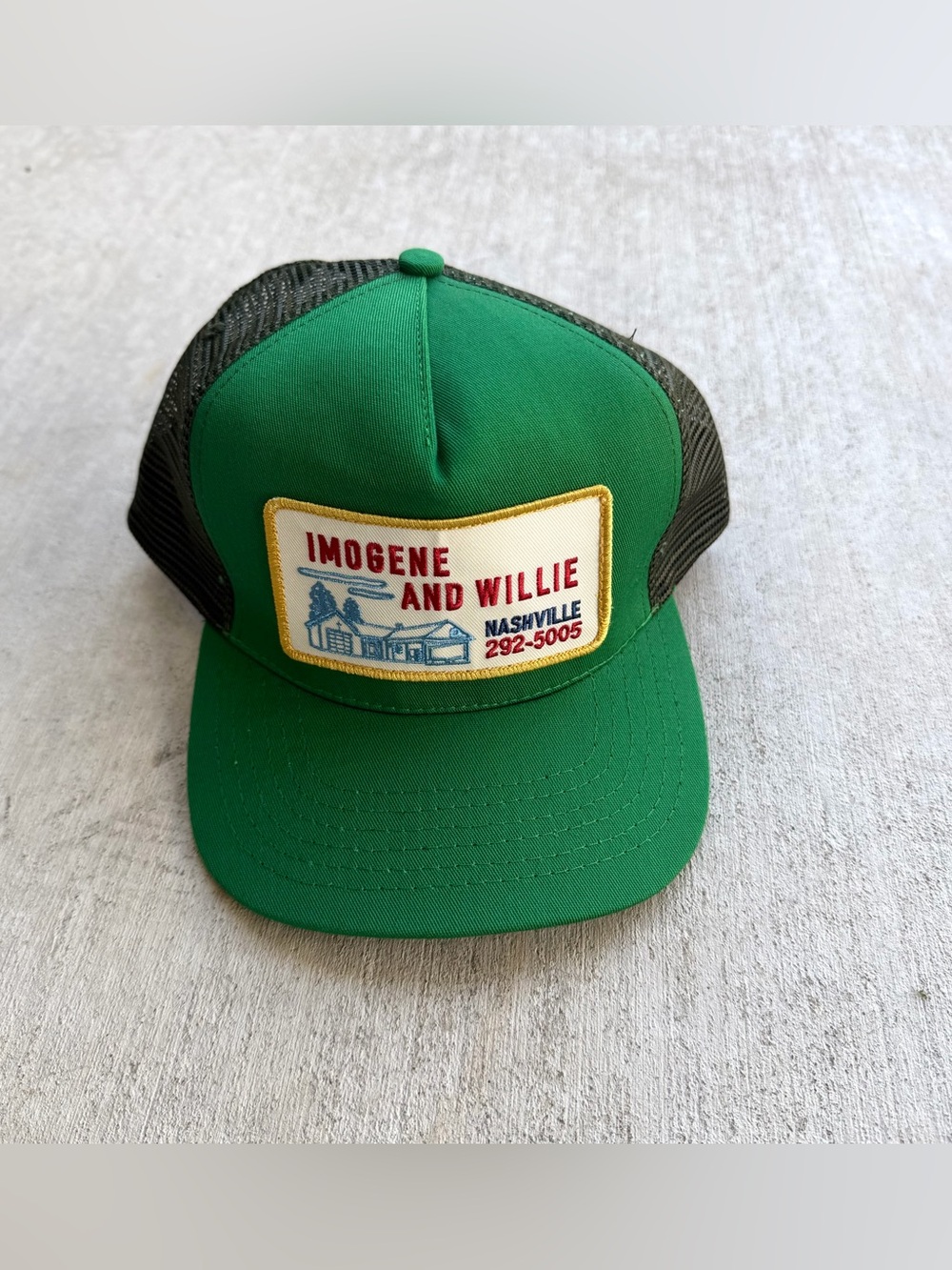 Imogene And Willie Trucker Hat Mesh Snap Back Adjustable Made In USA